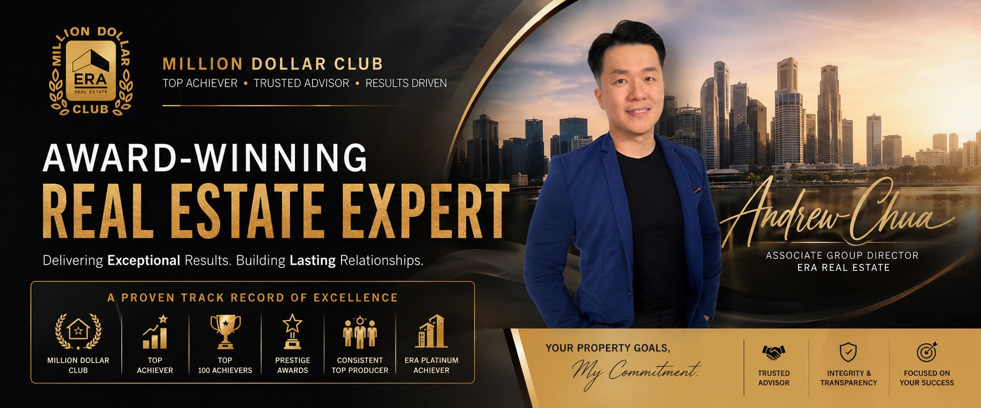 Andrew Chua — Award-Winning Real Estate Expert · Million Dollar Club · Associate Group Director, ERA Real Estate
